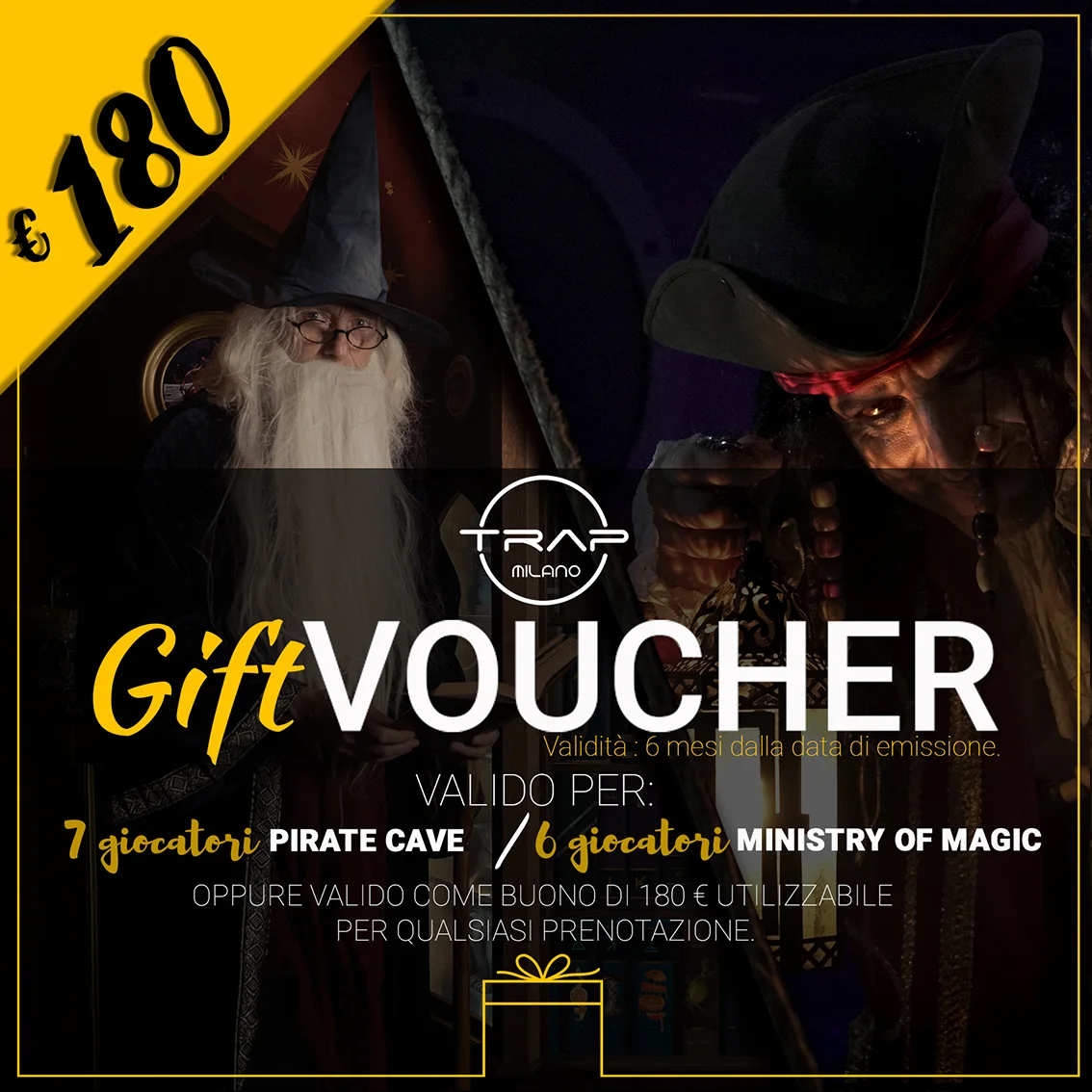 Voucher Trap Milano da 180€